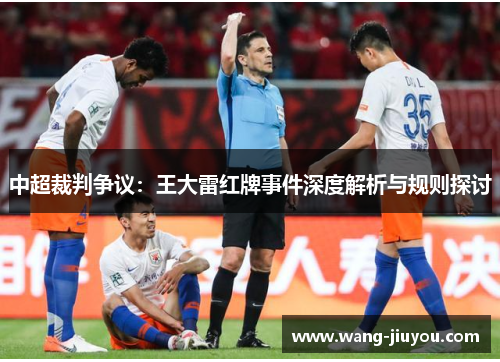 中超裁判争议：王大雷红牌事件深度解析与规则探讨